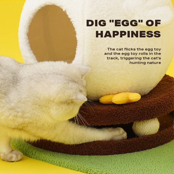 Zeze Cat Bed Pet Cave Soft House Cosy Tent Nest Warm Sleepin Pet Beds