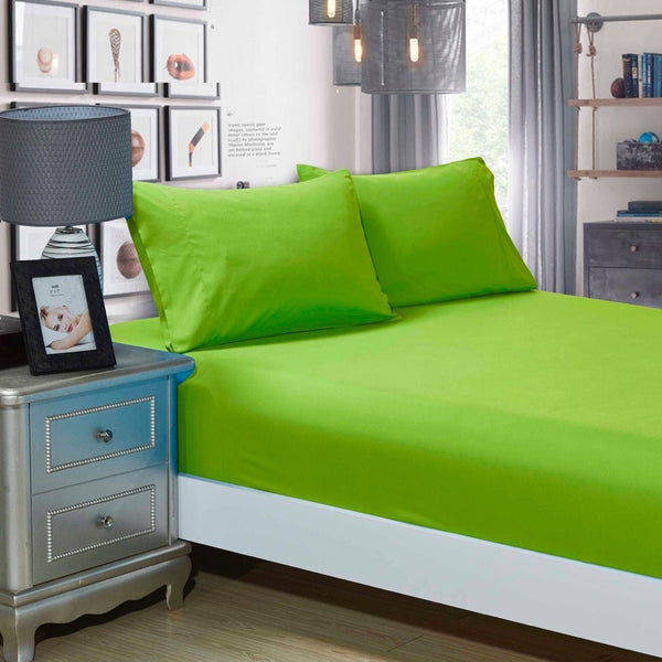 Fabric Fantastic 1000Tc Ultra Soft Fitted Sheet & 2 Pillowcases Set King Size Bed Sheets