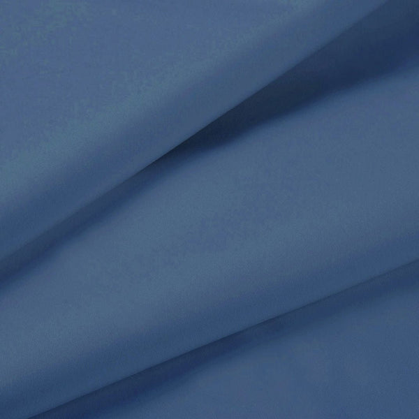 1000Tc King Size Bed Soft Flat & Fitted Sheet Set Greyish Blue