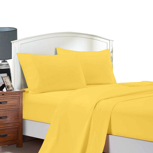 1000Tc Ultra Soft Single Size Bed Flat & Fitted Sheet Set