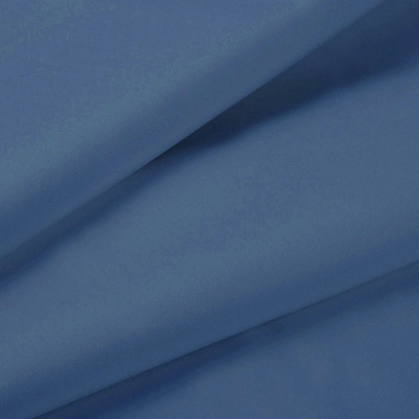 1000Tc Single Size Bed Soft Flat & Fitted Sheet Set Greyish Blue