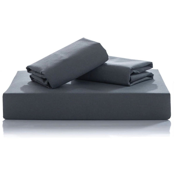 Fabric Fantastic 1000Tc Reversible Super King Size Grey Duvet Quilt Cover Set Quilt Covers