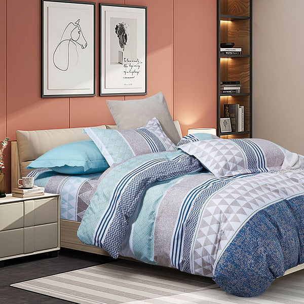 Fabric Fantastic Danya Double Size Quilt/Duvet Cover Set Quilt Covers