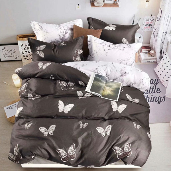 Quilt Covers Fabric Fantastic Butterfly Quilt/Duvet Cover Set