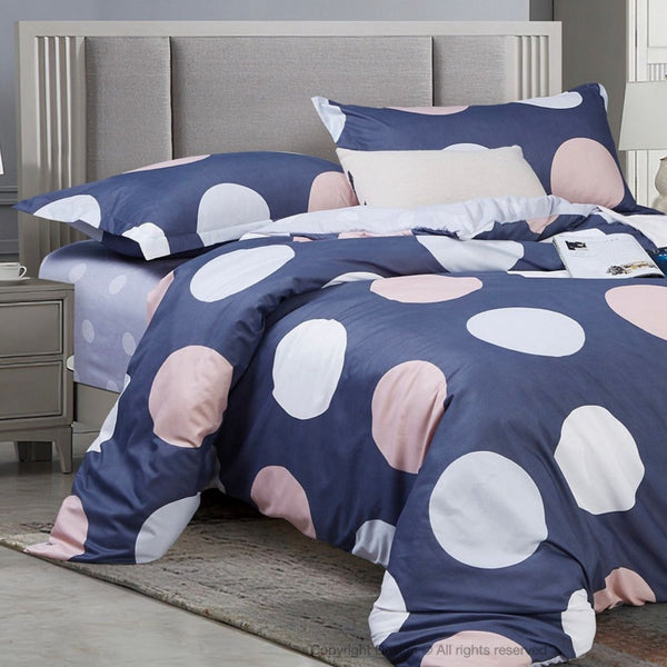 Fabric Fantastic Circles King Size Quilt/Duvet Cover Set Quilt Covers