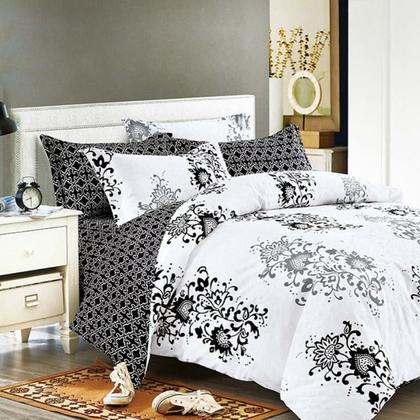 Fabric Fantastic Chateaux Queen Size Duvet Quilt Cover Set Quilt Covers