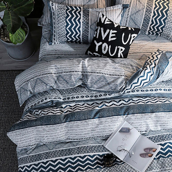 Fabric Fantastic Dennings Queen Size Quilt/Duvet Cover Set Quilt Covers