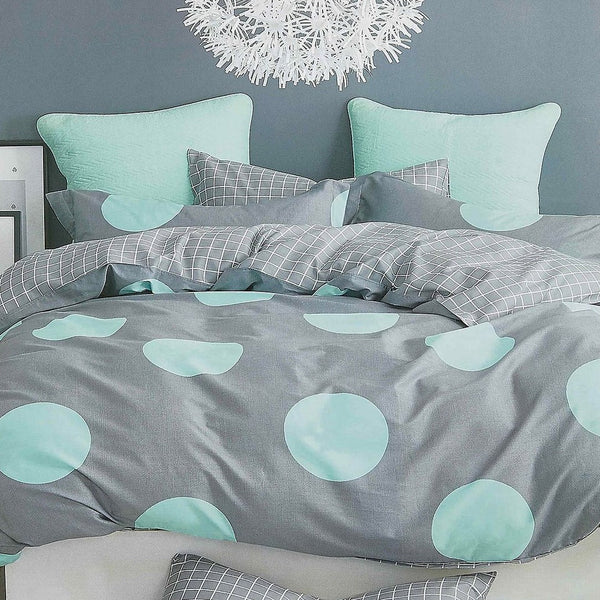 Fabric Fantastic Circles Super King Size Duvet Quilt Cover Set Quilt Covers