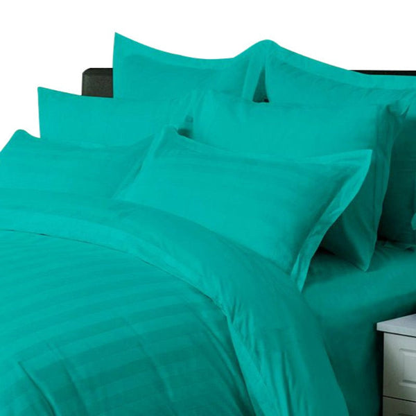 Fabric Fantastic 1000Tc Ultra Soft Striped Queen Size Duvet Quilt Cover Set Quilt Covers