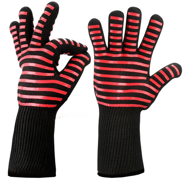 1 Pair Heat Proof Glove Blue Or Red