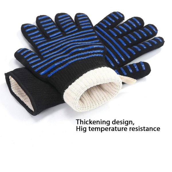 1 Pair Heat Proof Glove Blue Or Red