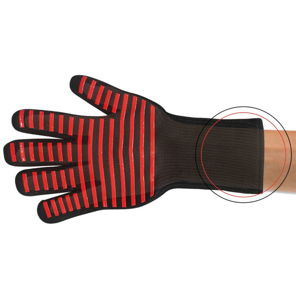 1 Pair Heat Proof Glove Red