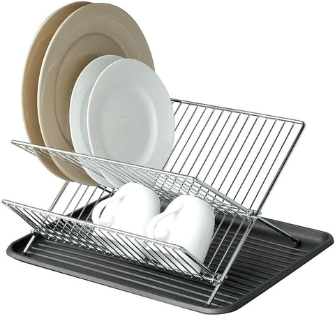2 Tier Folding Dish Rack
