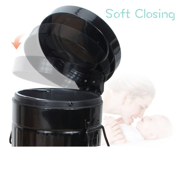 12L Soft Closing Pedal Bin Mint Rubbish Bins