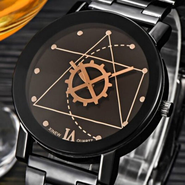 Veile Studios V5 Fashion Trendy Stainless Steel Band Men Watch Gunmetal Watches