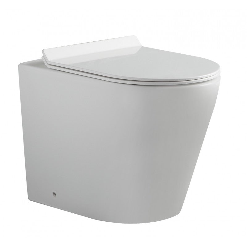 Belbagno Flay R Rimless Back To Wall Floor Pan Toilet Seats