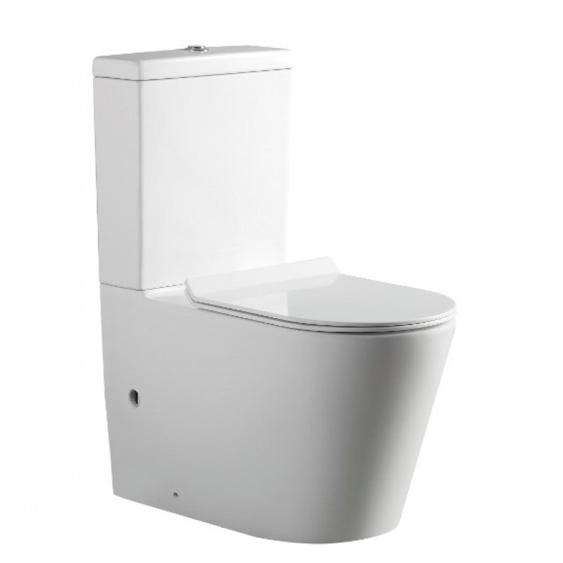 Belbagno Flay R Rimless Toilet Suite Toilet Seats