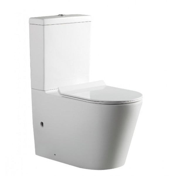 Belbagno Flay R Rimless Toilet Suite Toilet Seats