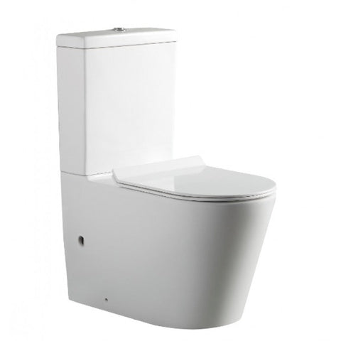 Belbagno Flay R Rimless Toilet Suite Toilet Seats