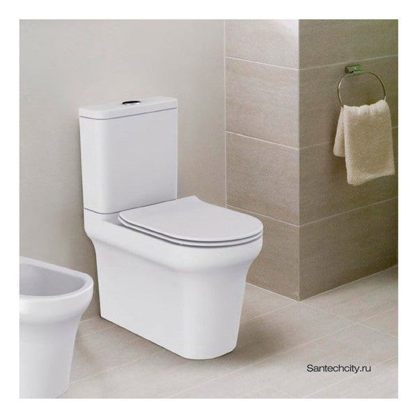 Belbagno Vella Rimless Toilet Suite Toilet Seats