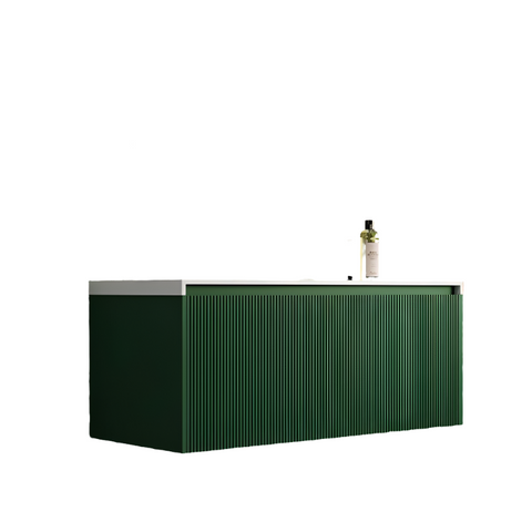 Belbagno Rimini Wall Hung Bathroom Vanity 1200Mm Rain Forest Bathroom Sinks