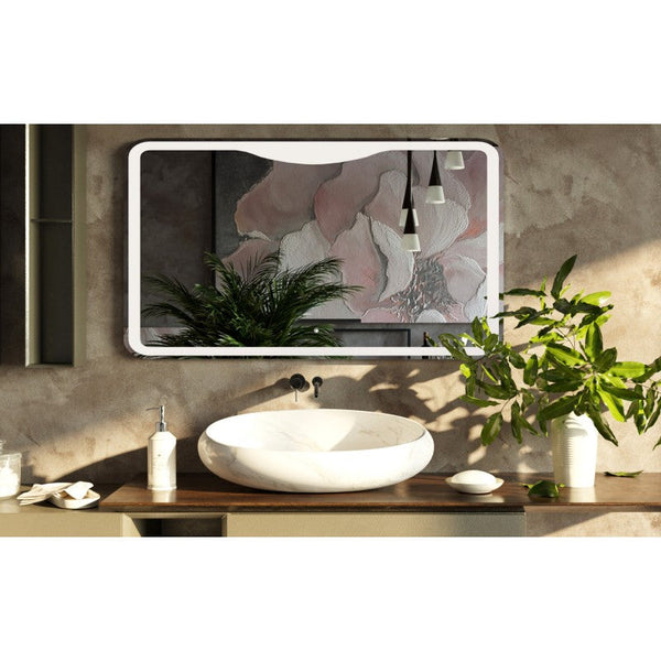 Belbagno Rectangular Led Bathroom Wall Mirror Mirrors