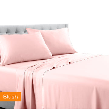 1200Tc Hotel Quality Cotton Rich Sheet Set Single Sheets
