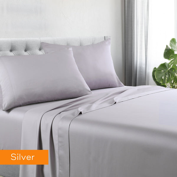 1200Tc Hotel Quality Cotton Rich Sheet Set Double Sheets