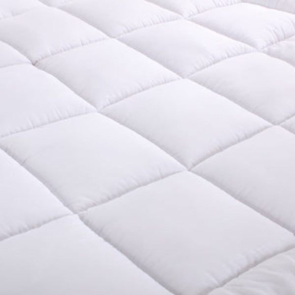 Bamboo Cotton Fitted Mattress Topper King Single Mattress Toppers & Protectors