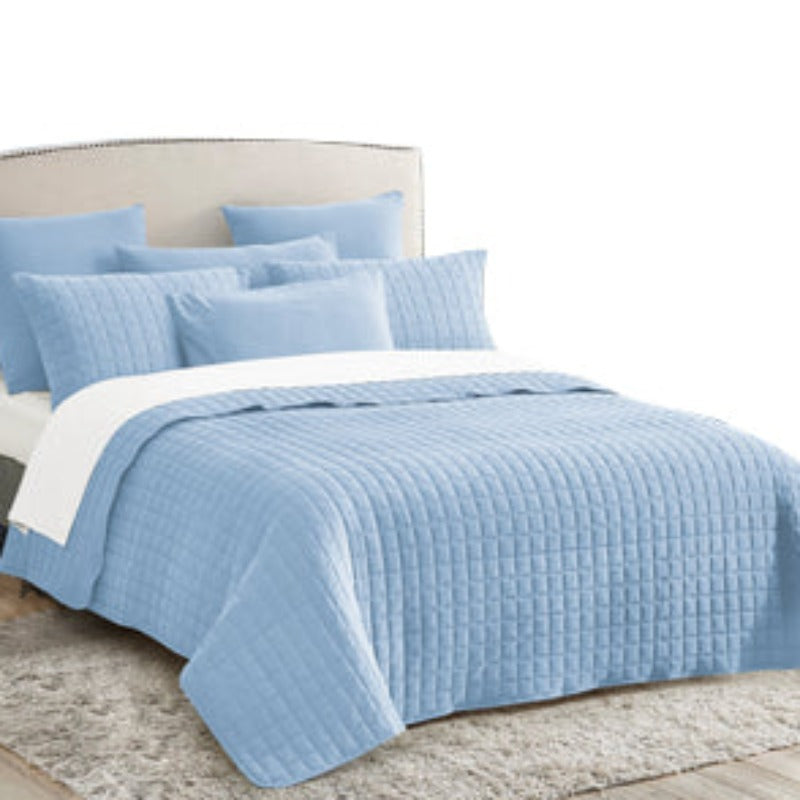 7 Piece Stone Wash Comforter Set Queen Comforter Sets Queen