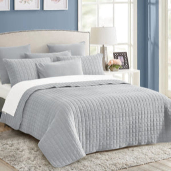 7 Piece Stone Wash Comforter Set King King Comforter Sets