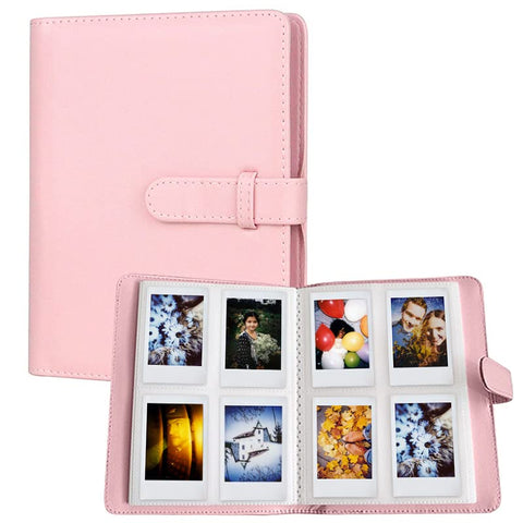 Lifebea 256 Pockets Photo Album For Fujifilm Instax Mini 11 12 9 40 Evo Liplay 8 7+ Instant Camera, Polaroid Hp Zink 2X3" (Pink)