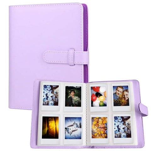 Lifebea 256 Pockets Photo Album For Fujifilm Instax Mini 11 12 9 40 Evo Liplay 8 7+ Instant Camera, Polaroid Hp Zink 2X3" (Purple)