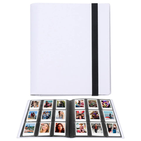 Lifebea 432 Pockets Photo Album For Fujifilm Instax Mini Camera, Polaroid Snap Pic-300 Z2300 Instant 2X3 Book 11 9 Evo 90 70 40 8 Liplay (White)