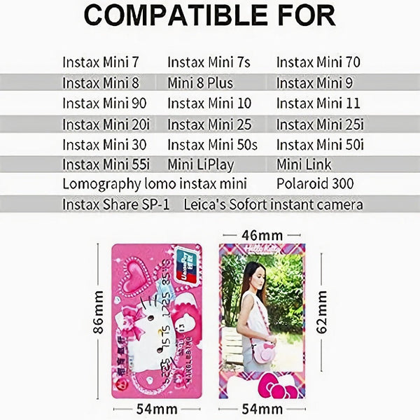 Lifebea 100 Pockets Mini Photo Album - Picture Case For Fujifilm Instax Film 7 8 9 11 12 25 40 50 70 90 Instant Camera & Name Card