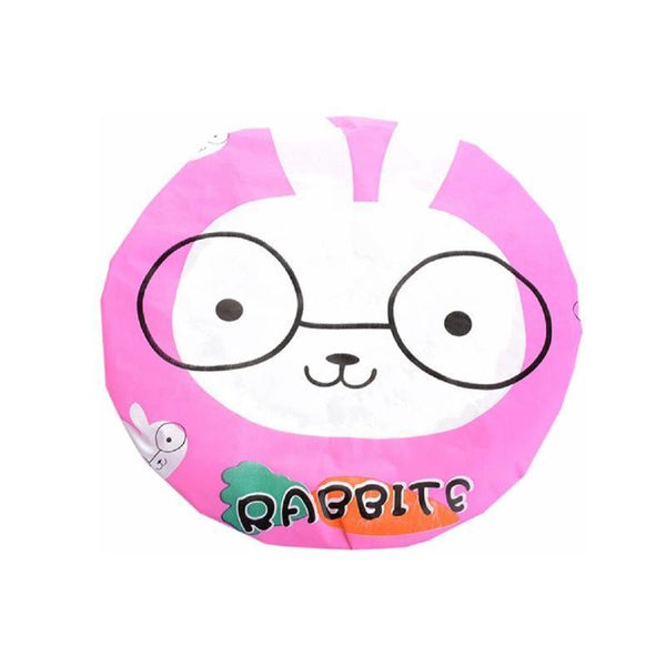 Reusable Women Girls Hair Wrap Waterproof Shower Bath Cap Hat Giraffe Hair Accessories
