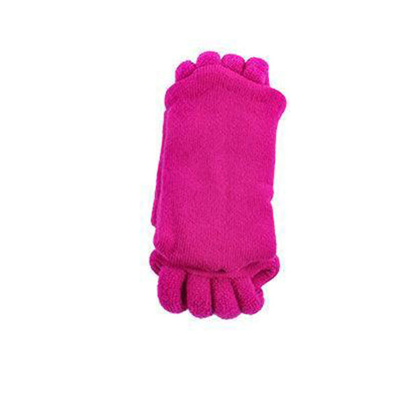 1 Pair Yoga Massage Socks Toe Separator Foot Alignment & Pain Relief Beige Womens Socks