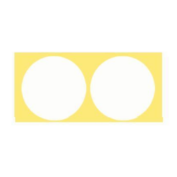 8/13/25/50Mm Colour Sticker Dots Adhesive Round Labels Circular Scrapbooking White 100Mm*2 Scrapbooking Stickers