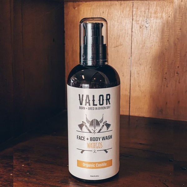 Valor Castile Face And Body Wash (Wategos) Body Soaps
