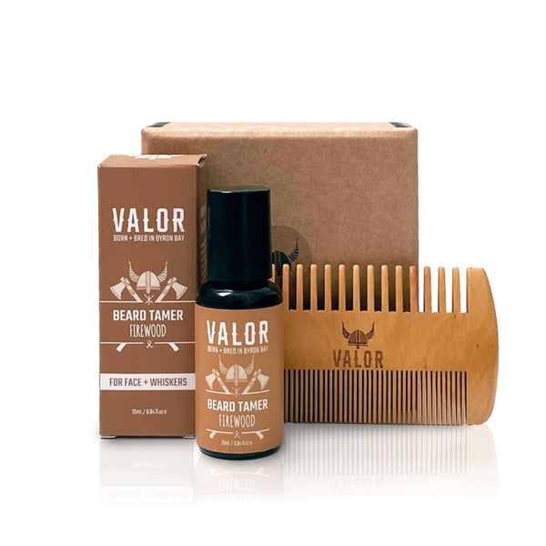 Valor Beard Taming Duo Gift Box Shaving & Grooming Kits & Sets
