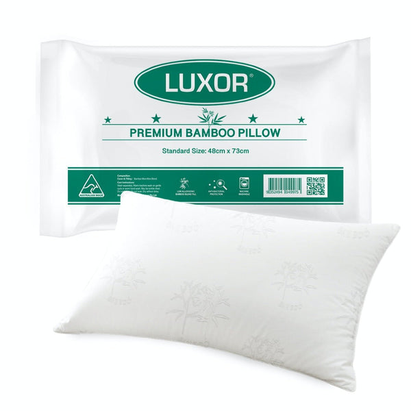 Luxor Australian Made Bamboo Cooling Pillow Size Pillows