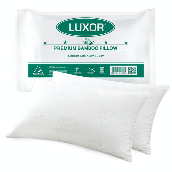 Luxor Australian Made Bamboo Cooling Pillow Standard Size