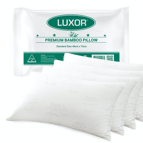 Luxor Australian Made Bamboo Cooling Pillow Size Pillows
