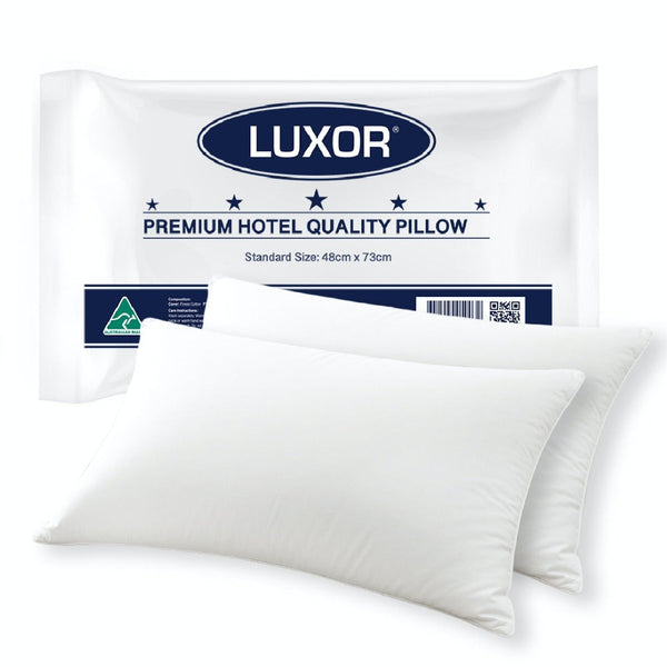 Luxor Australian Made Hotel Quality Pillow Standard Size