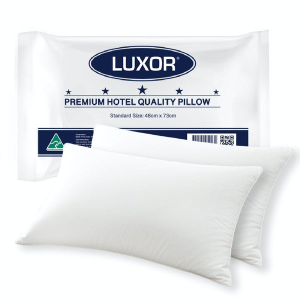 Luxor Australian Made Hotel Quality Pillow Size Pillows
