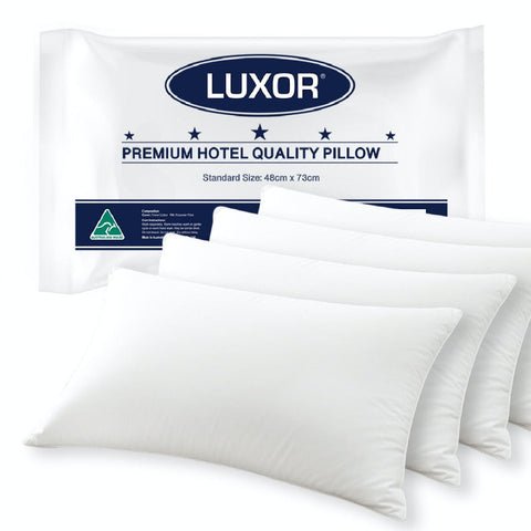 Luxor Australian Made Hotel Quality Pillow Size Pillows