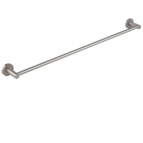 Blushtaps Luxurious Brushed Nickel Stainless Steel 304 Towel Rack Rail Single Bar 800Mm Towel Racks