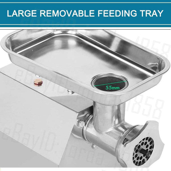 Blushtaps 1.63Hp Commercial Meat Mincer Electric Grinder & Sausage Maker Filler 1200W Sausage Stuffers