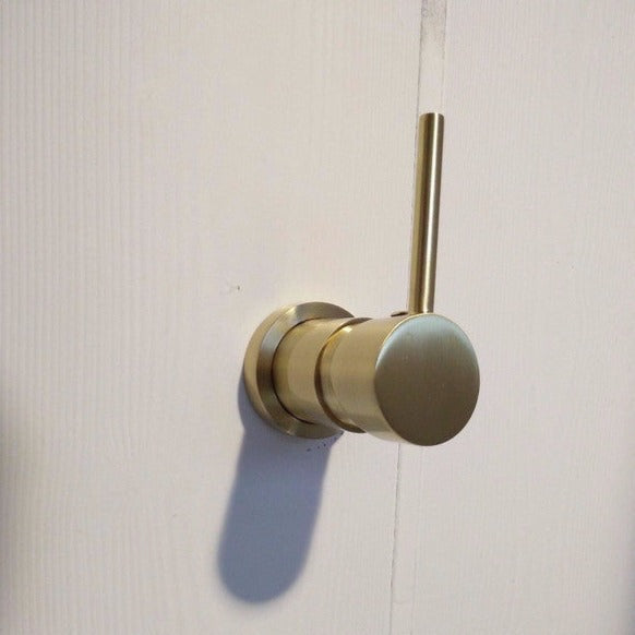 Blushtaps 2021 New Brass Burnished Gold Round Hand Held Shower Head Adjust Holder Mixer Shower Heads & Combos