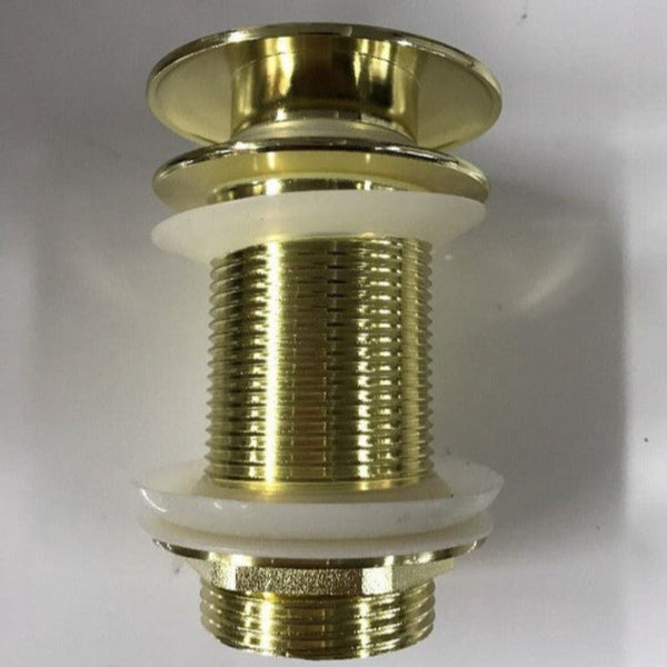 Blushtaps 2020 New Burnished Brass Gold Brushed Pop Up Waste Plug 40 Mm No Overflow Bathroom Sinks